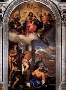 Madonna, S. Sebastiano ed alstri santi